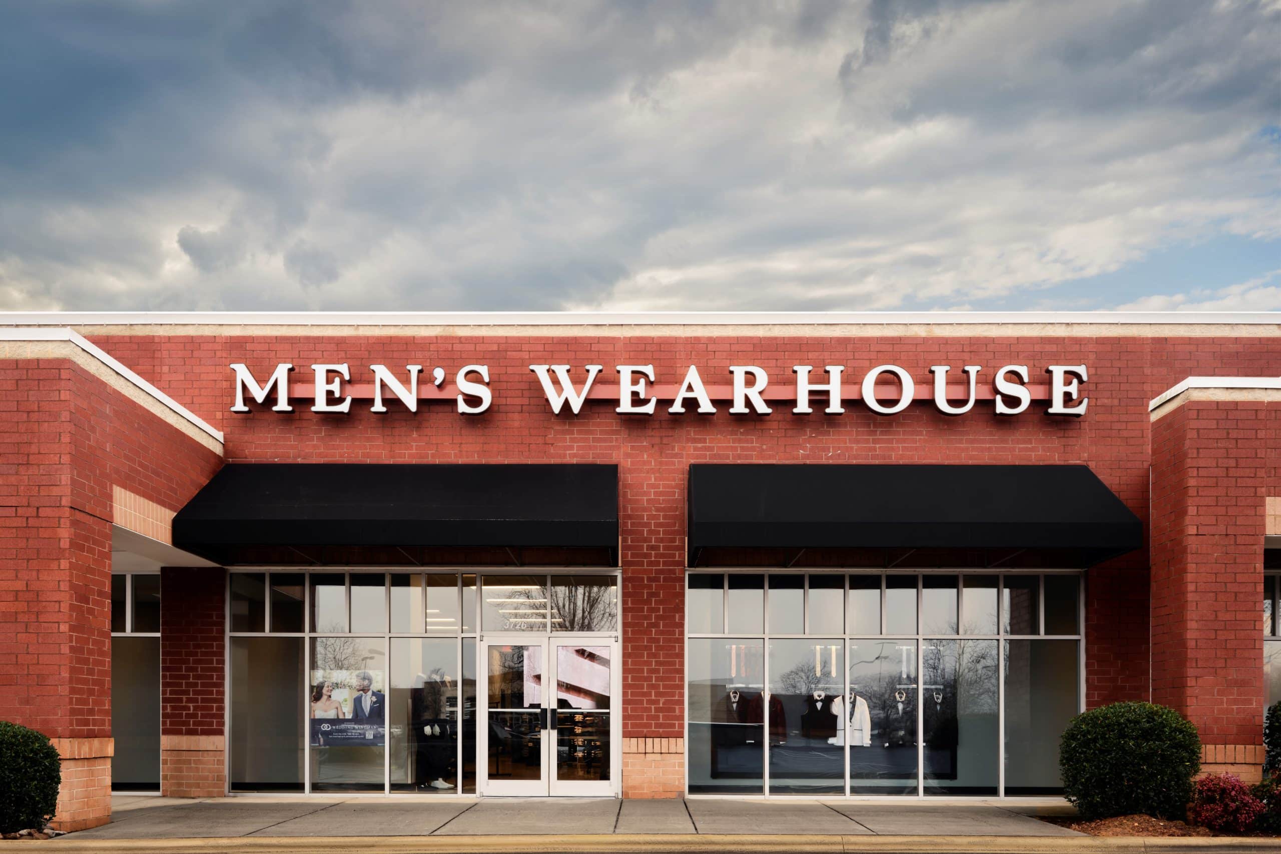 Men's Wearhouse storefront in Gastonia, North Carolina